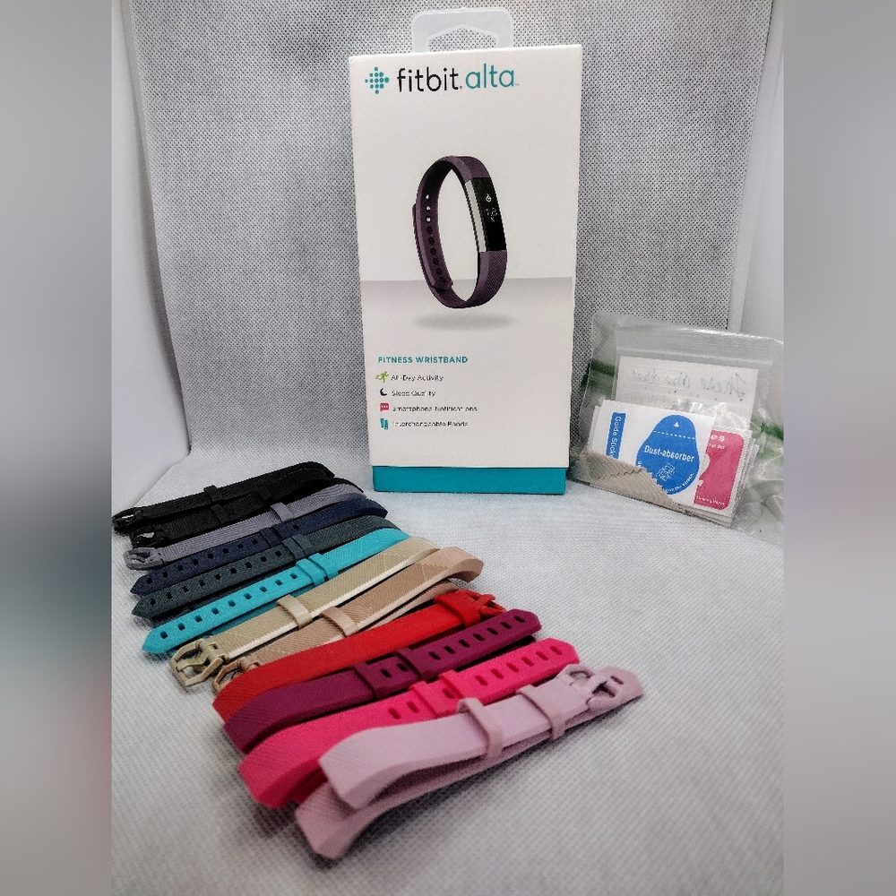 Fitbit Alta with bands and accessories